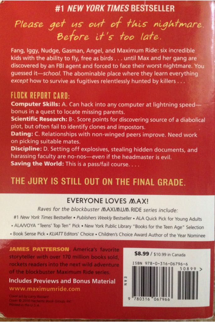 Schools Out Forever  (Back Bay Books Little Brown And Company - Paperback) book collectible - Main Image 2