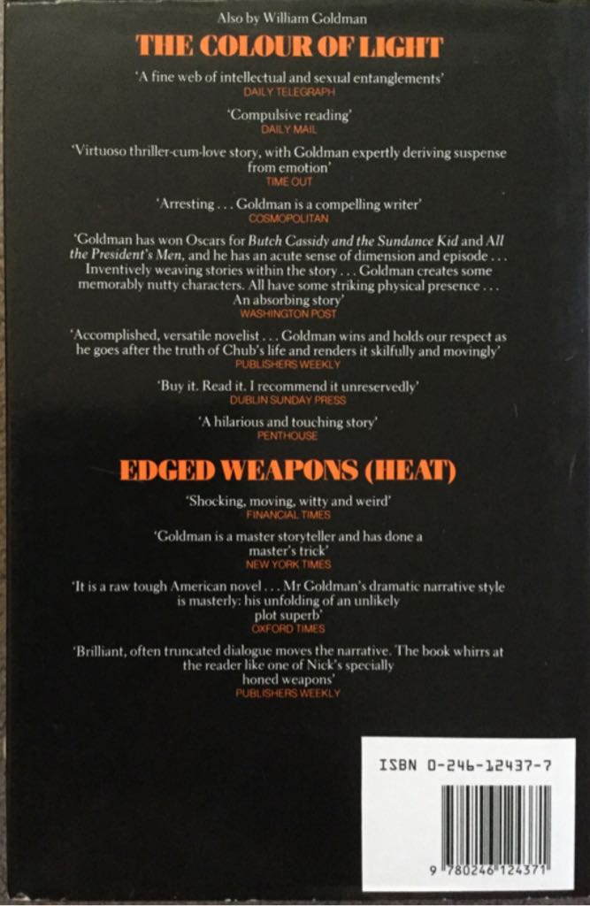 Brothers - William Goldman (Warner Books - Hardcover) book collectible [Barcode 9780246124371] - Main Image 2