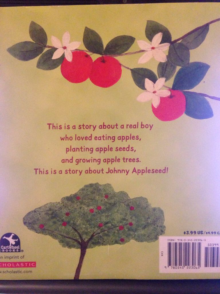 Johnny Appleseed - Eric Blair (Cartwheel Books - Paperback) book collectible [Barcode 9780545223065] - Main Image 2