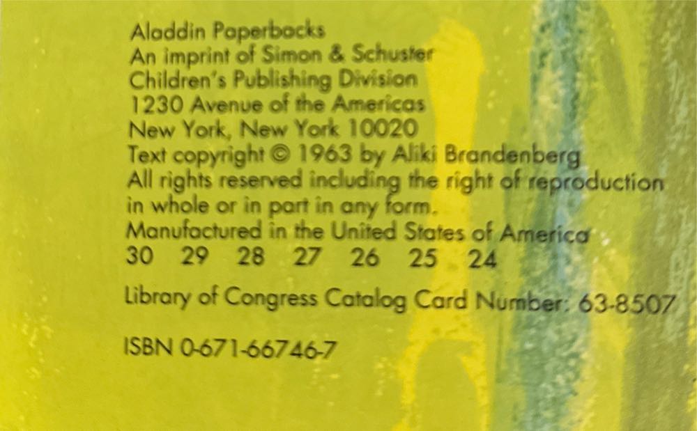 Johnny Appleseed - Reeve Lindbergh (Wiley-Interscience - Paperback) book collectible [Barcode 9780671667467] - Main Image 3