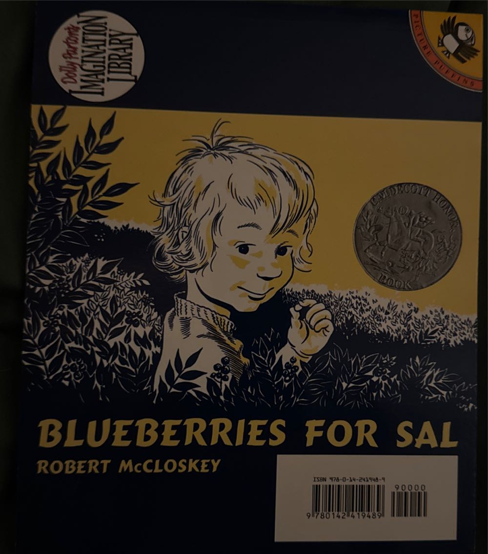 Blueberries for Sal - Robert McCloskey (Puffin Books - Paperback) book collectible [Barcode 9780142419489] - Main Image 2