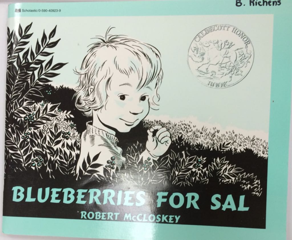 Blueberries For Sal - Robert McCloskey (Scholastic Inc) book collectible - Main Image 1