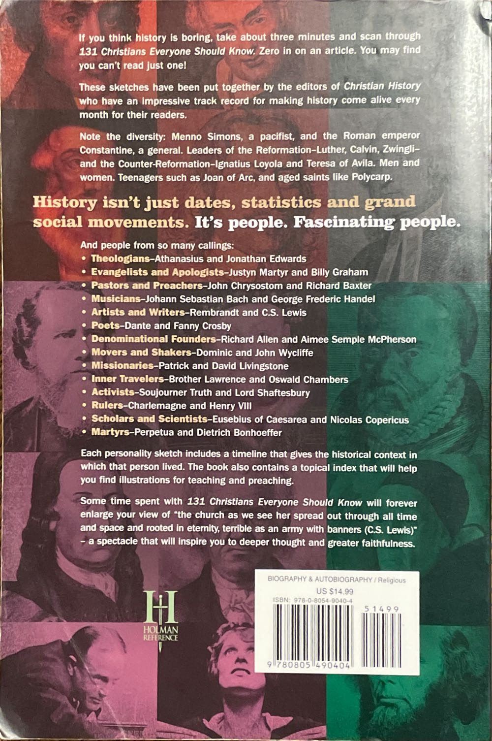 131 Christians Everyone Should Know - Mark Galli (B&H Publishing House - Paperback) book collectible [Barcode 9780805490404] - Main Image 2