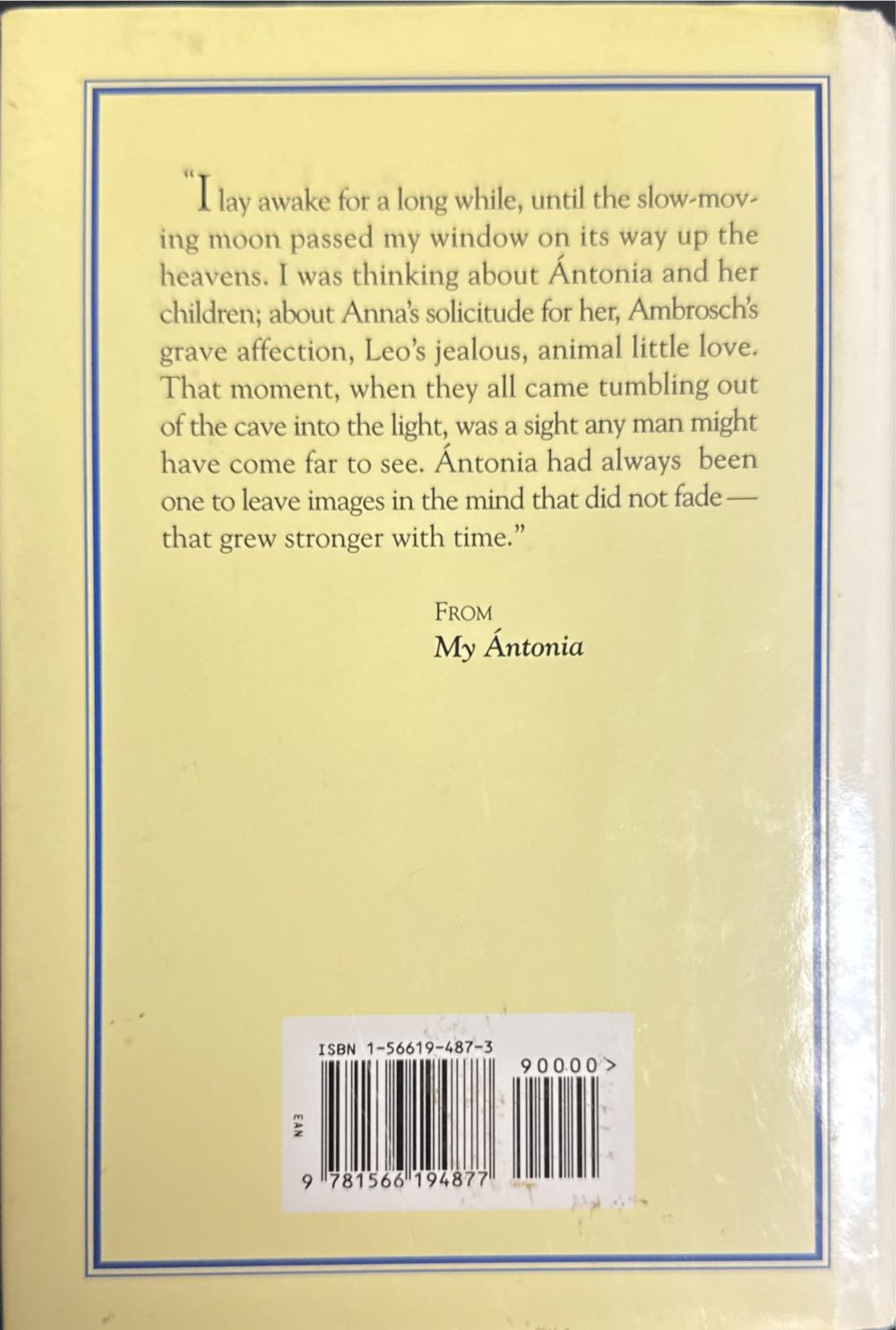My Antonia - Willa Cather (Penguin - Hardcover) book collectible [Barcode 9781566194877] - Main Image 4