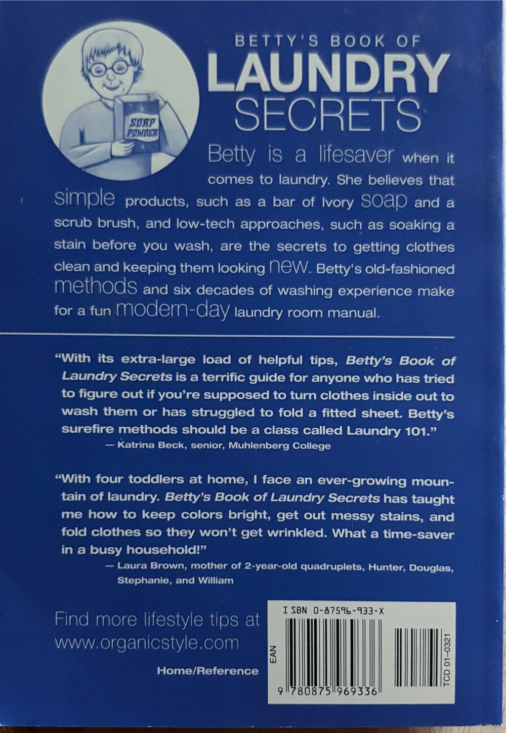 Betty’s Book Of Laundry Secrets - Maria Rodale (Rodale - Paperback) book collectible [Barcode 9780875969336] - Main Image 2