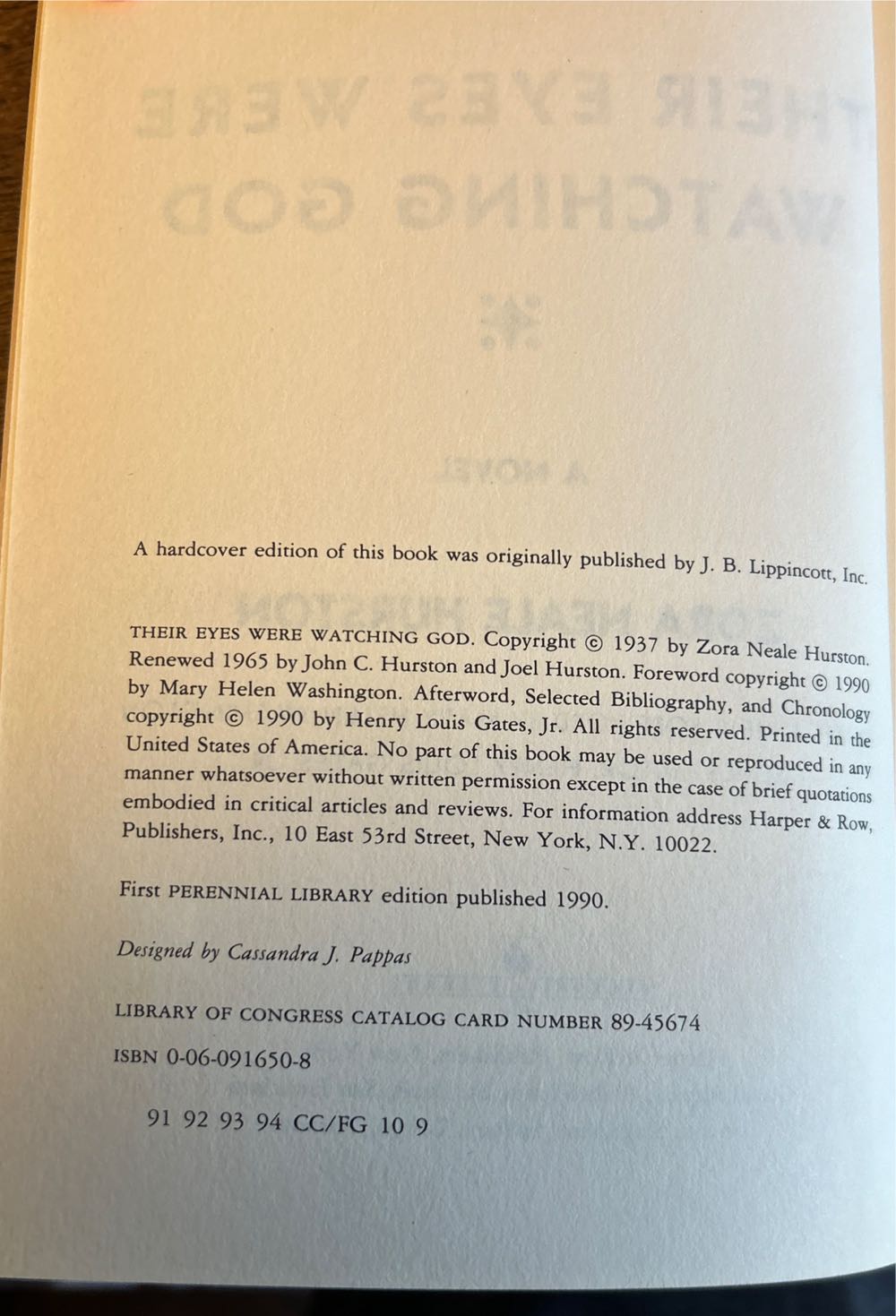 Their Eyes Were Watching God - Zora Neale Hurston (Harper - Paperback) book collectible [Barcode 9780060916503] - Main Image 3