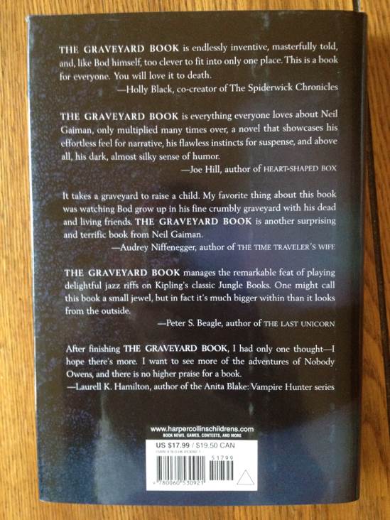 The Graveyard Book - Neil Gaiman (Harper Collins Children - Hardcover) book collectible [Barcode 9780060530921] - Main Image 2