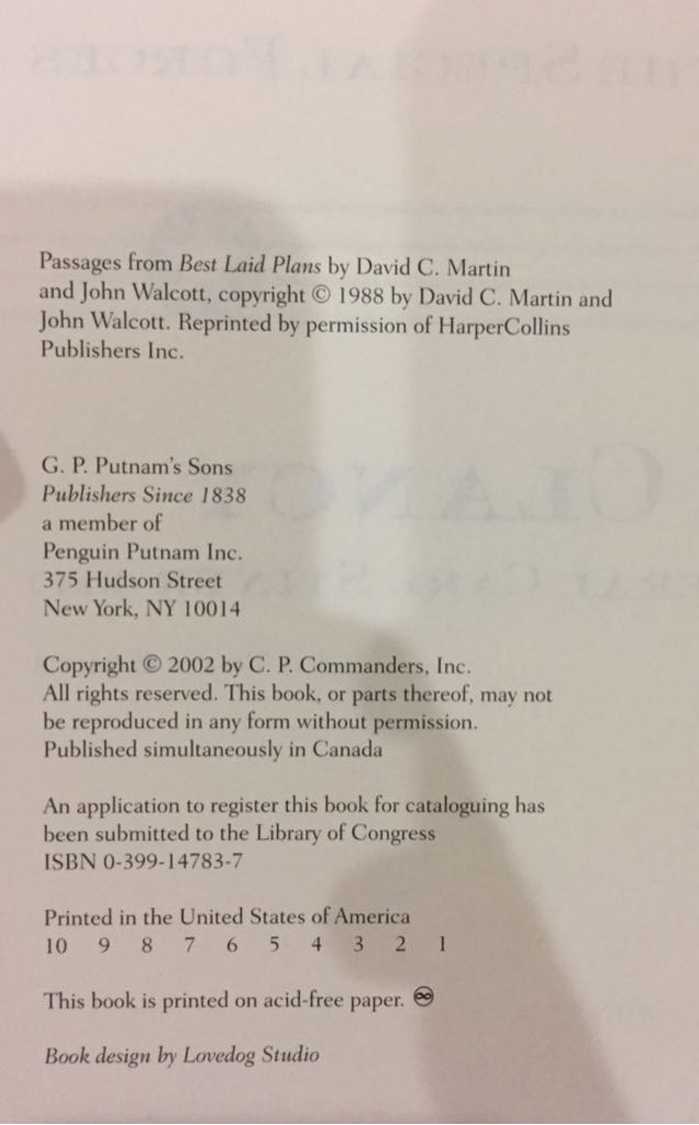 Shadow Warriors - Tom Clancy (G.P. PUTNAM’s Sons - Hardcover) book collectible [Barcode 9780399147838] - Main Image 2