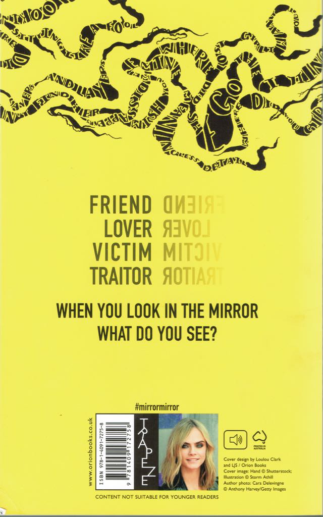 Mirror Mirror - Cara Delevingne (Trapeze - Paperback) book collectible [Barcode 9781409172758] - Main Image 2