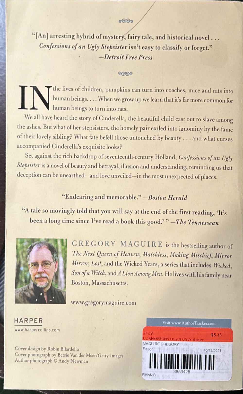 Confessions of an Ugly Stepsister - Gregory Maguire (HarperCollins - Paperback) book collectible [Barcode 9780061960550] - Main Image 2