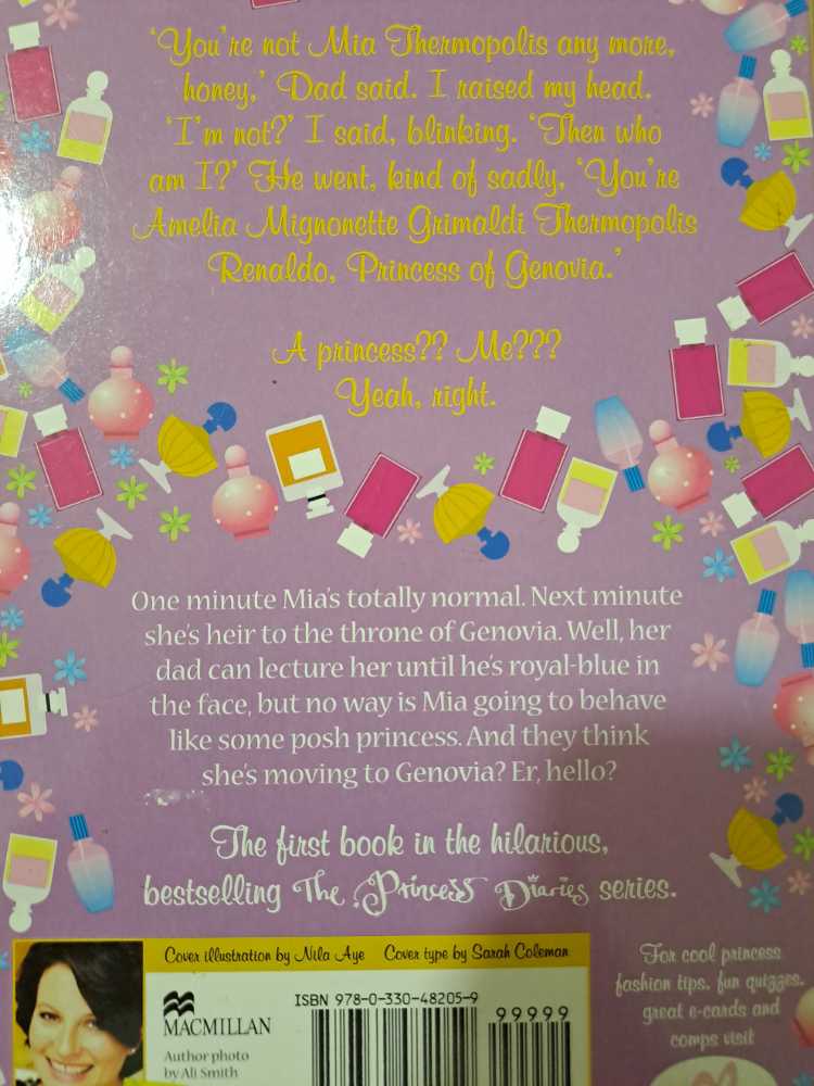 The Princess Diaries - Meg Cabot (Macmillan Children’s Books - Paperback) book collectible [Barcode 9780330482059] - Main Image 2