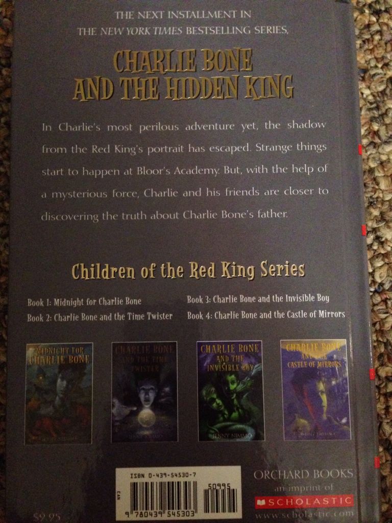 Midnight for Charlie Bone - Jenny Nimmo (Scholastic Inc - Hardcover) book collectible [Barcode 9780439474290] - Main Image 2