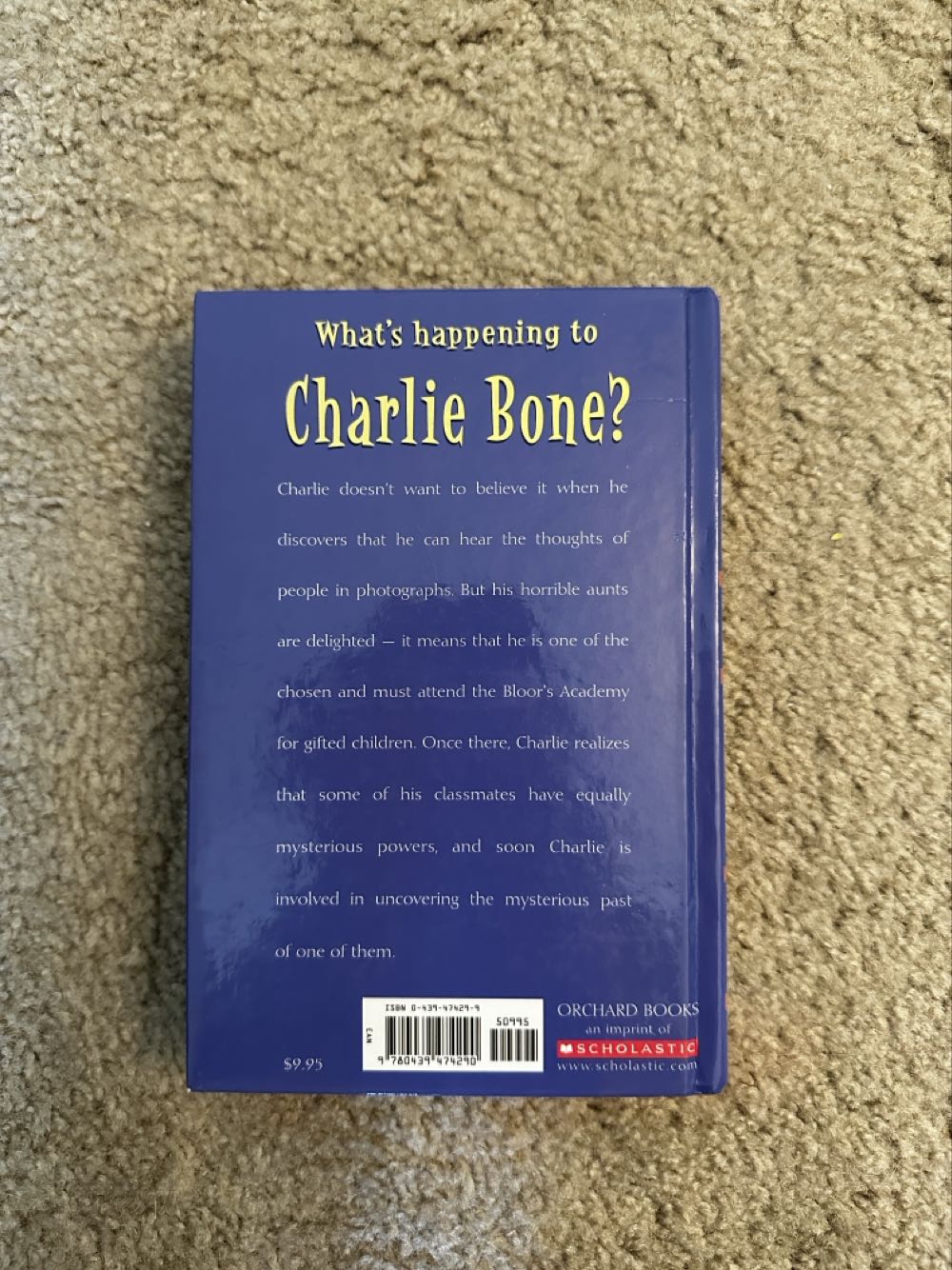 Midnight for Charlie Bone - Jenny Nimmo (Scholastic Inc - Hardcover) book collectible [Barcode 9780439474290] - Main Image 3