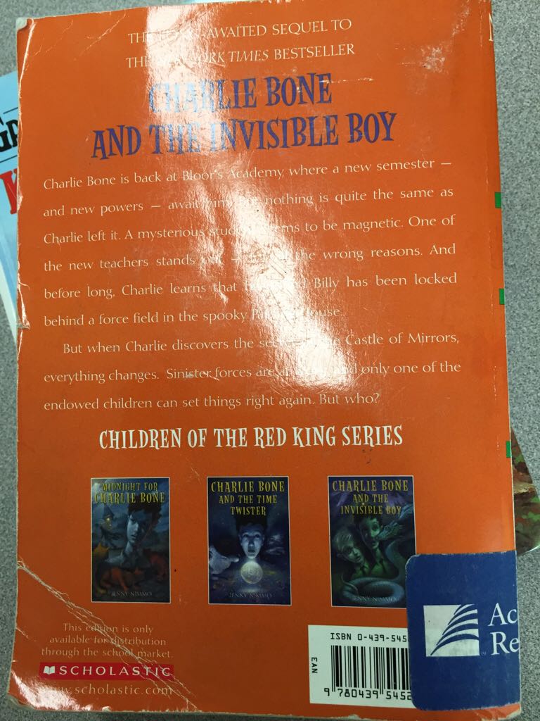 Charlie Bone And The Castle Of Mirrors - Nimmo, Jenny book collectible - Main Image 2