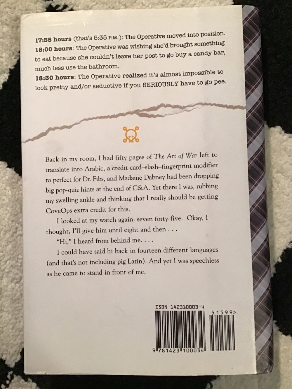 I’d Tell You I Love You, But Then I’d Have to Kill You - Ally Carter (Hyperion Book CH - Hardcover) book collectible [Barcode 9781423100034] - Main Image 2