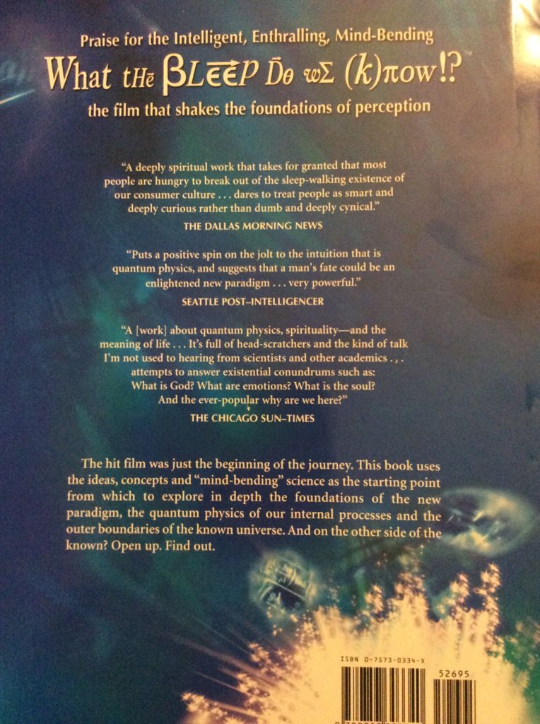 What The Bleep Do We Know!? - Betsy Chasse (Health Communications - Hardcover) book collectible [Barcode 9780757303340] - Main Image 2