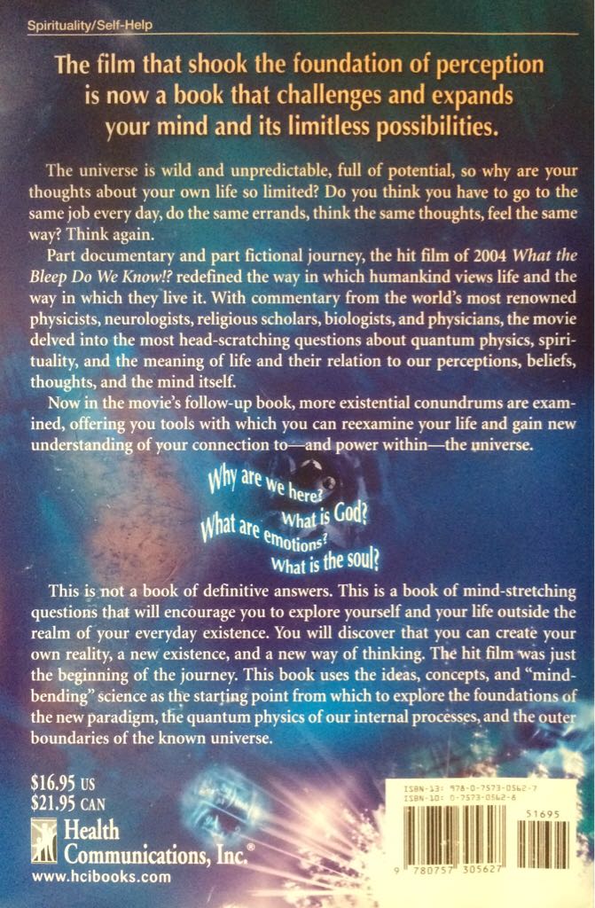 What The Bleep Do We Know!? - Betsy Chasse (HCI - Paperback) book collectible [Barcode 9780757305627] - Main Image 2