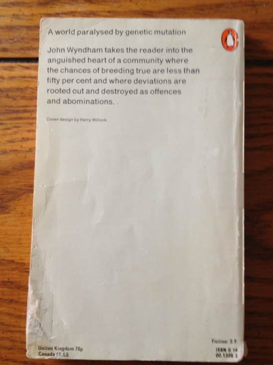 Chrysalids, The - John Wyndham (Penguin - Paperback) book collectible [Barcode 9780140013085] - Main Image 2