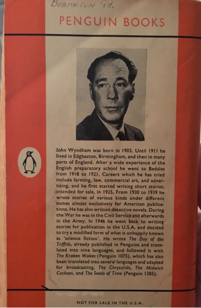 The Chrysalids  (Penguin Books - Paperback) book collectible - Main Image 2