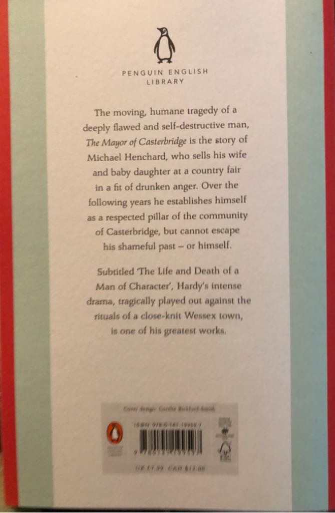 Mayor Of Casterbridge, The - Thomas Hardy (Penguin UK - Paperback) book collectible [Barcode 9780141199597] - Main Image 2