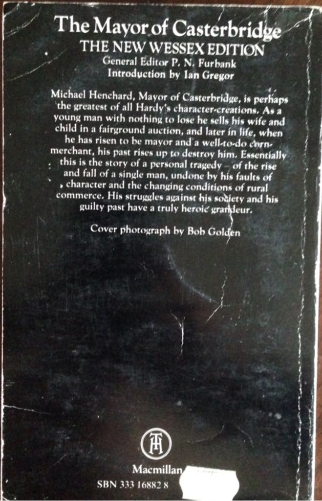 The Mayor Of Casterbridge - Thomas Hardy (Macmillan London - Paperback) book collectible [Barcode 9780312523268] - Main Image 2