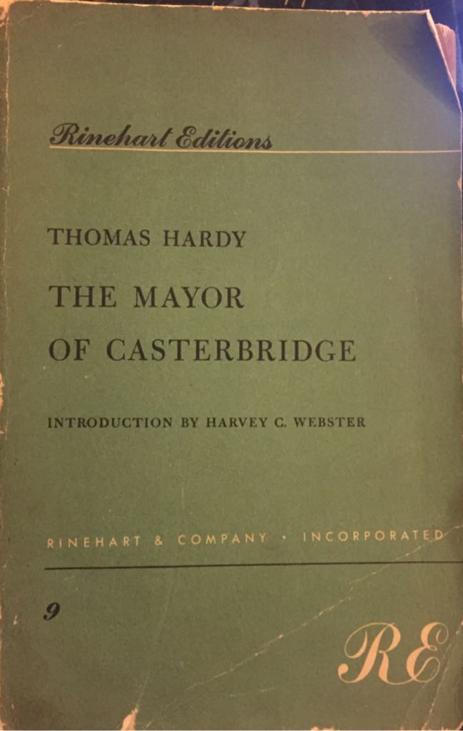 The Mayor Of Casterbridge