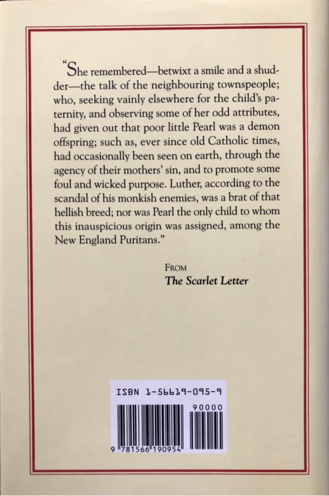 The Scarlet Letter - Nathaniel Hawthorne (Barnes & Noble Classics - Hardcover) book collectible [Barcode 9781566190954] - Main Image 2