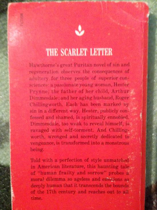 The Scarlet Letter - Nathaniel Hawthorne (Dell Laurel) book collectible - Main Image 2