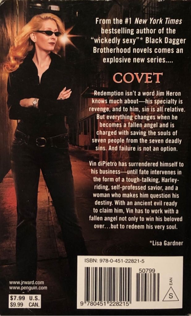 Covet - J.R. Ward (Signet - Paperback) book collectible [Barcode 9780451228215] - Main Image 2