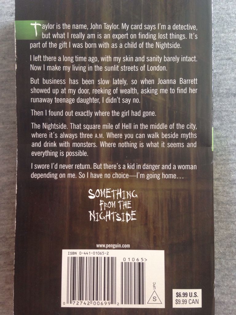 Something From The Nightside - Simon R. Green (Ace Books - Paperback) book collectible [Barcode 9780441010653] - Main Image 2