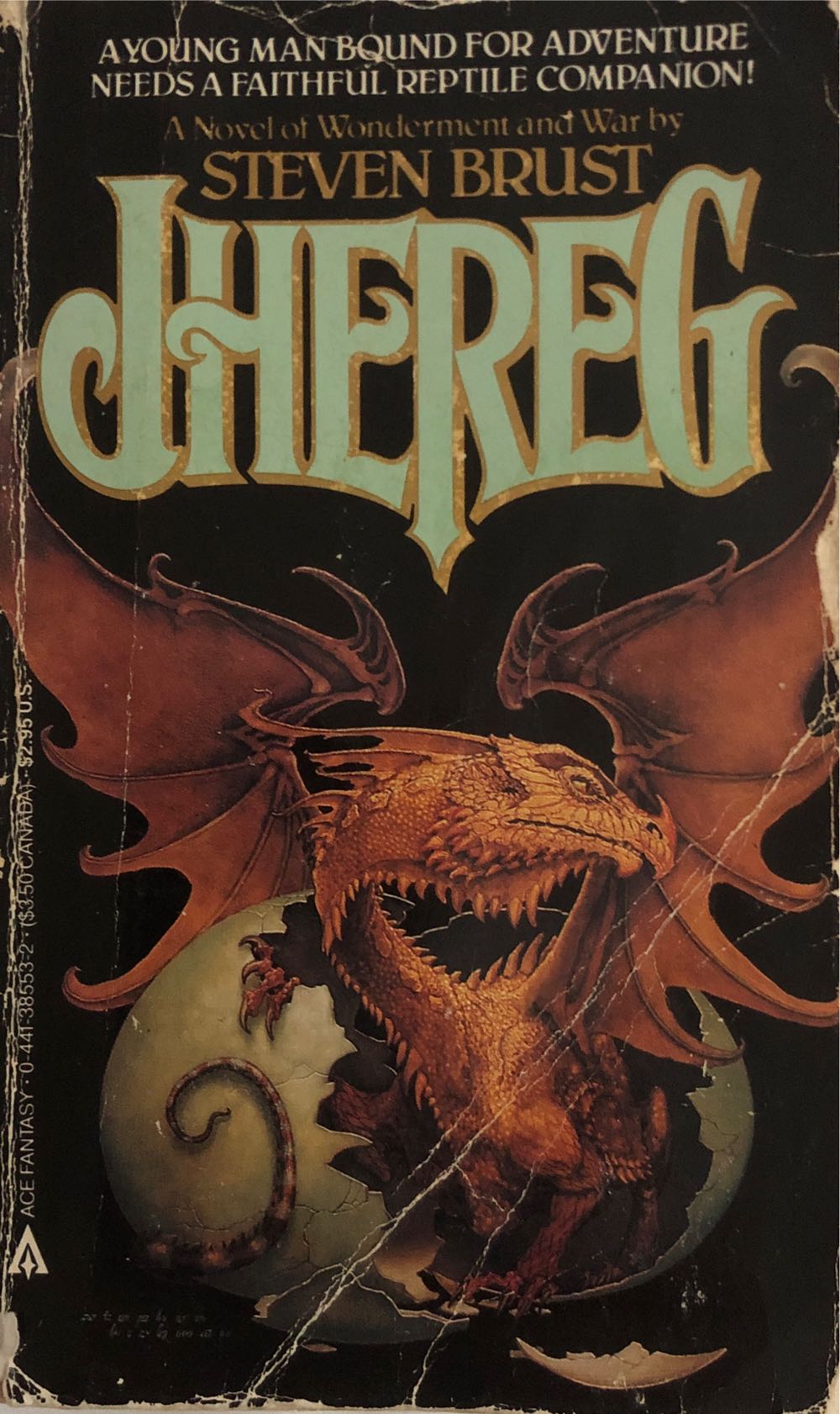 Jhereg - Steven Brust (Ace Books - Paperback) book collectible [Barcode 9780441385539] - Main Image 2