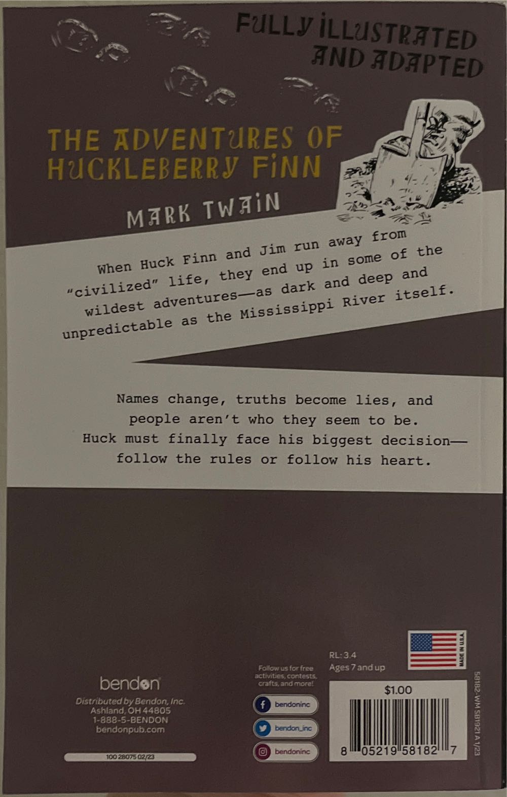 The Adventures Of Huckleberry Finn - Mark Twain (Bendon - Paperback) book collectible [Barcode 9780099572978] - Main Image 2