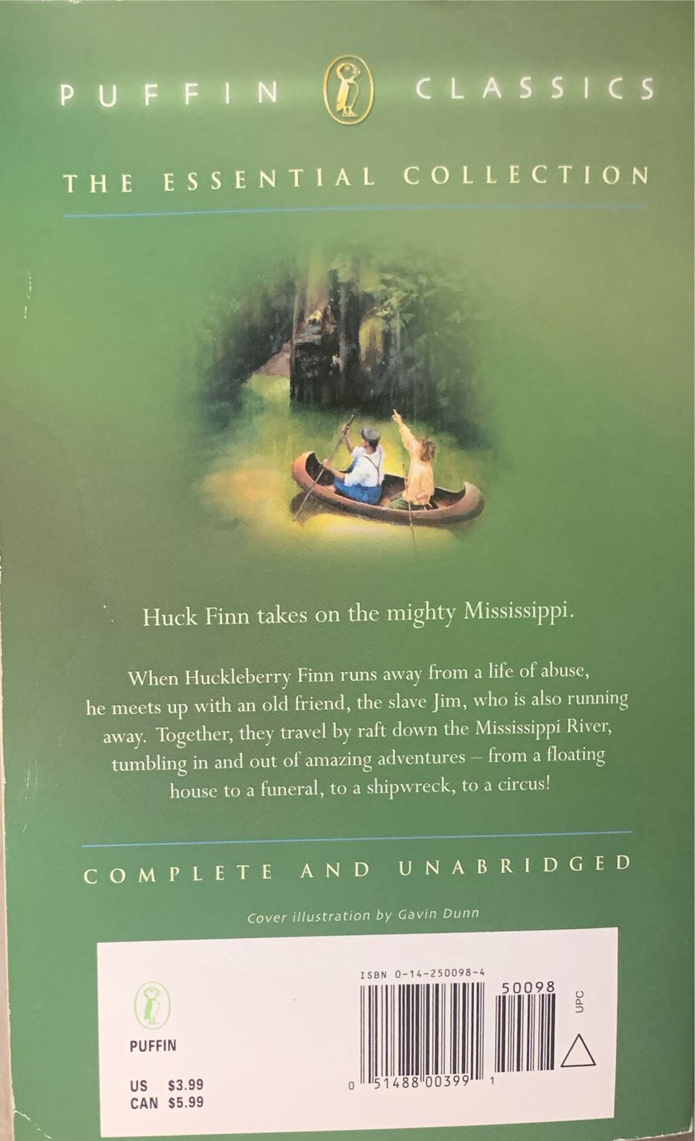 The Adventures Of Huckleberry Finn - Mark Twain (Puffin Classics - Paperback) book collectible [Barcode 9780142500989] - Main Image 2