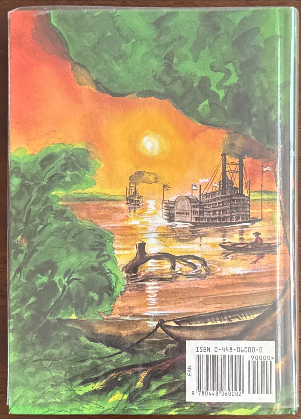 The Adventures of Huckleberry Finn (Illustrated Junior Library) - Mark Twain (Grosset & Dunlap - Hardcover) book collectible [Barcode 9780448060002] - Main Image 2