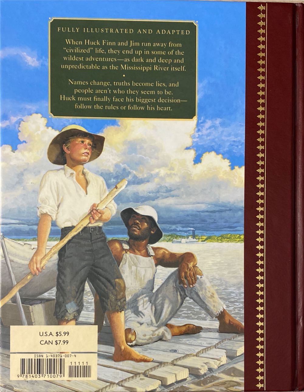 The Adventures Of Huckleberry Finn - Mark Twain (Dalmatian Press, LLC) book collectible [Barcode 9781403710079] - Main Image 2