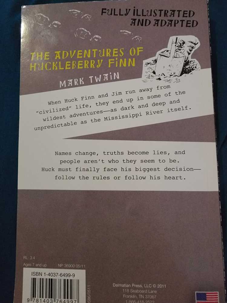 The Adventures Of Huckleberry Finn - Mark Twain (- Paperback) book collectible [Barcode 9781403764997] - Main Image 2