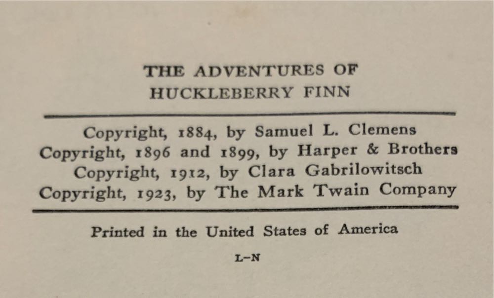 The Adventures Of Huckleberry Finn - Mark Twain (Grosset & Dunlap - Calf-Binding) book collectible [Barcode 9781435129726] - Main Image 3