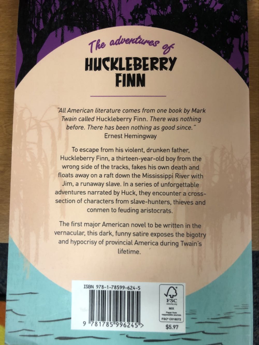 The Adventures Of Huckleberry Finn - Mark Twain (Signet - Paperback) book collectible [Barcode 9781785996245] - Main Image 2