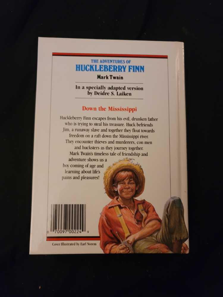 The Adventures Of Huckleberry Finn - Mark Twain (Baronet Books - Hardcover) book collectible - Main Image 2