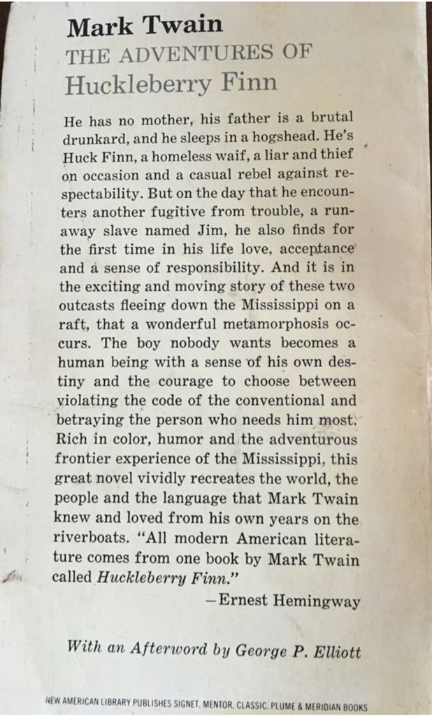 The Adventures Of Huckleberry Finn  book collectible - Main Image 2