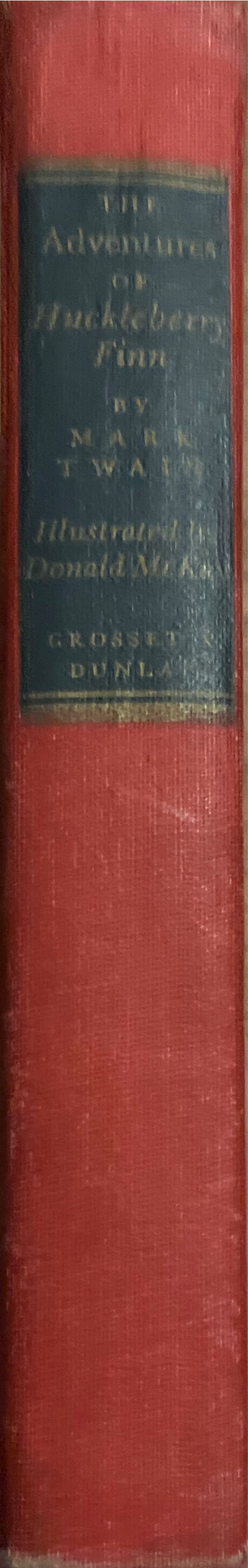 The Adventures Of Huckleberry Finn - Mark Twain (Grosset & Dunlap - Hardcover) book collectible - Main Image 3