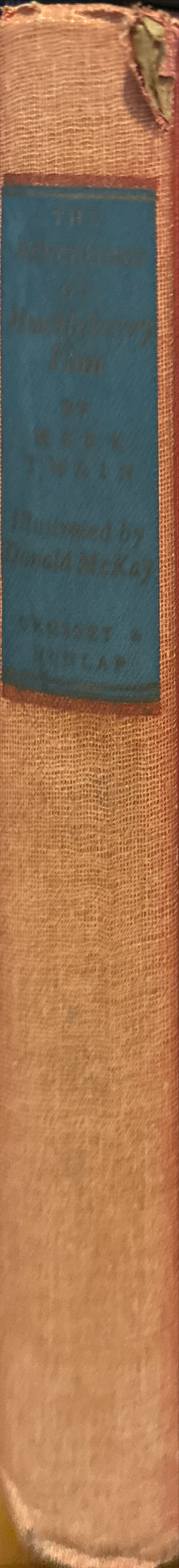 The Adventures Of Huckleberry Finn - Mark Twain (New York: Grosset & Dunlap Publishers - Hardcover) book collectible - Main Image 2