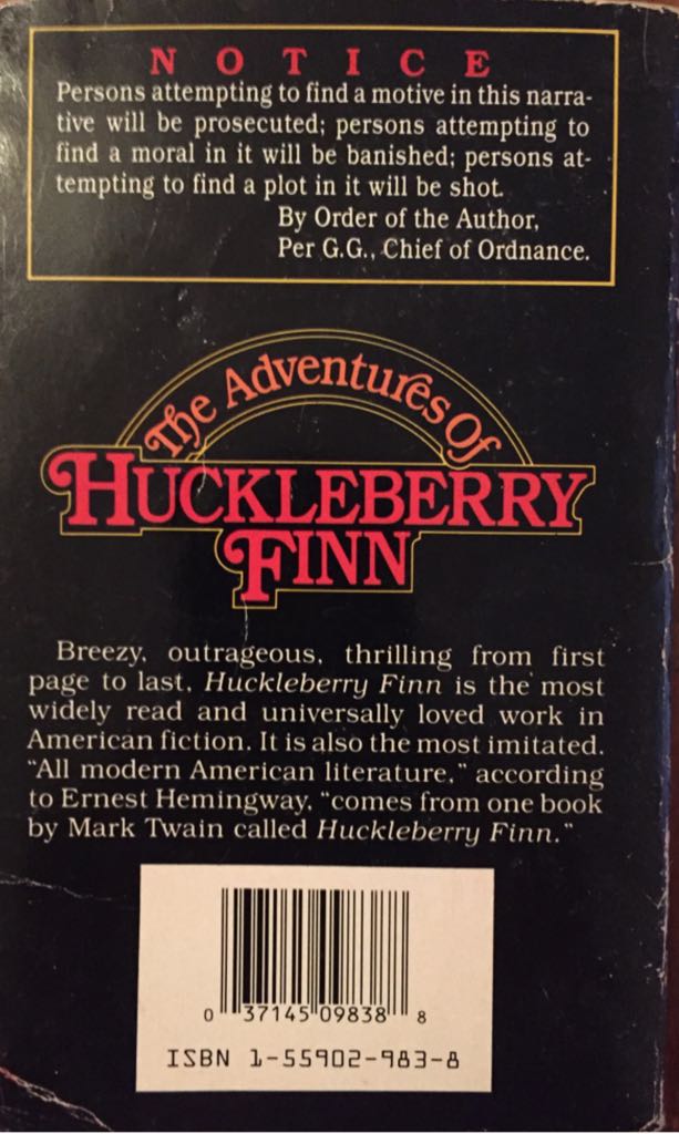 The Adventures Of Huckleberry Finn  book collectible - Main Image 2