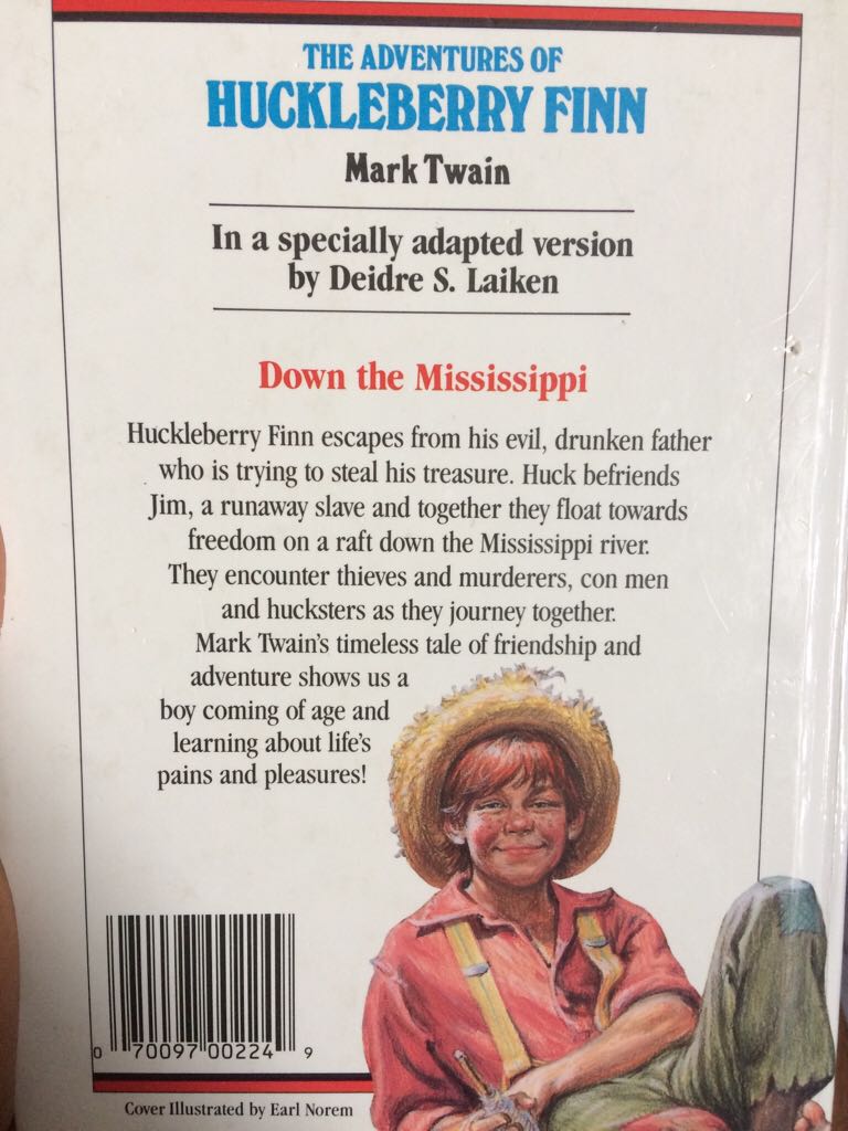 The Adventures Of Huckleberry Finn  (Great Illustrated Classics Baronet Books) book collectible - Main Image 2