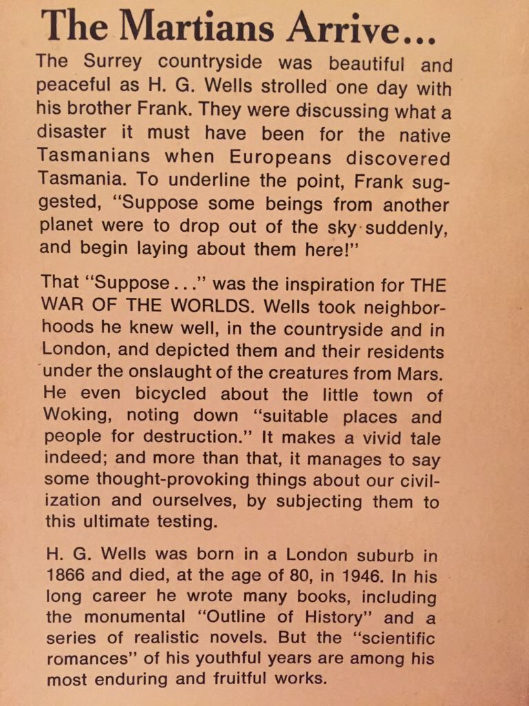 The War Of The Worlds - Wells, H.G. book collectible - Main Image 2