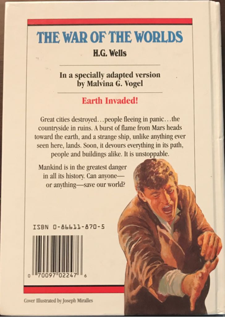 The War Of The Worlds - Wells, H.G. (Great Illustrated Classics - Hardcover) book collectible - Main Image 2