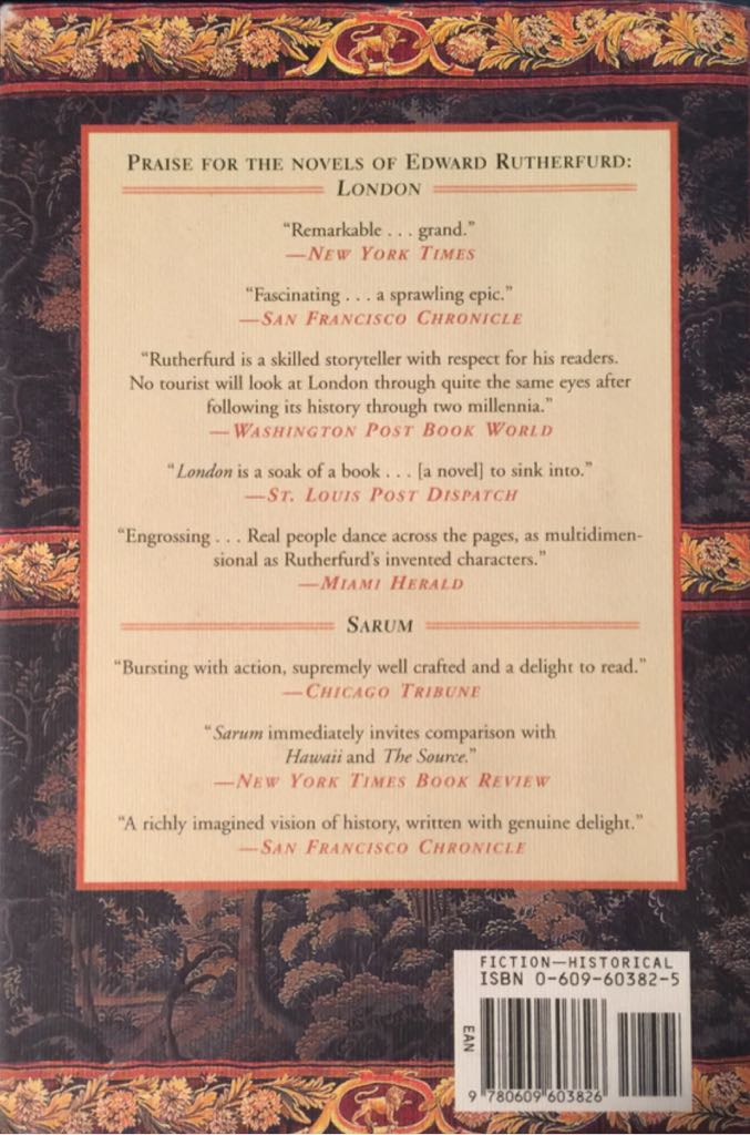 The Forest - Edward Rutherfurd (Crown Publishing - Hardcover) book collectible [Barcode 9780609603826] - Main Image 2