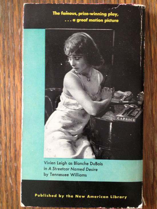 A Streetcar Named Desire - Tennessee Williams (New American Library - Paperback) book collectible - Main Image 2