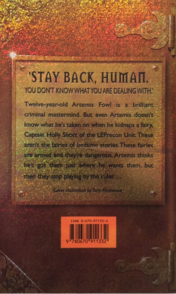 Artemis Fowl - Eoin Colfer (Artemis 1 - Paperback) book collectible [Barcode 9780670911332] - Main Image 2