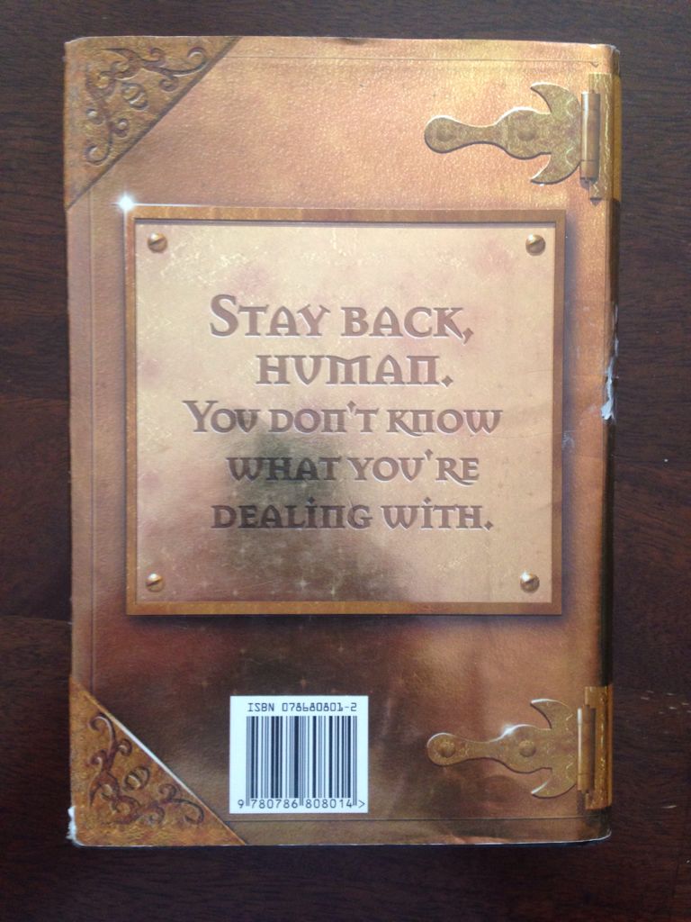 Artemis Fowl - Eoin Colfer (Hyperion Talk Miramax Books - Hardcover) book collectible [Barcode 9780786808014] - Main Image 2